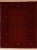 Khan Mohammadi Red Hand Knotted 43 X 53  Area Rug 100-109023 Thumb 0