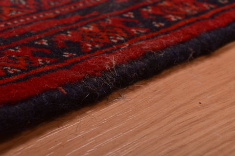 Khan Mohammadi Red Hand Knotted 45 X 61 Area Rug 100-109024 Image 11