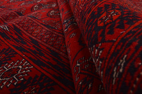 Khan Mohammadi Red Hand Knotted 45 X 61 Area Rug 100-109024 Image 12