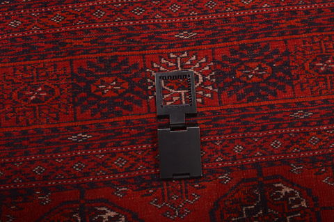 Khan Mohammadi Red Hand Knotted 45 X 61 Area Rug 100-109024 Image 15