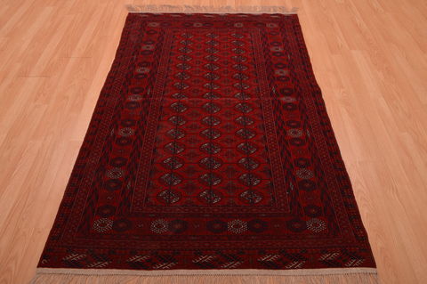 Khan Mohammadi Red Hand Knotted 45 X 61 Area Rug 100-109024 Image 16