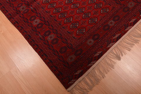 Khan Mohammadi Red Hand Knotted 45 X 61 Area Rug 100-109024 Image 6