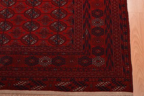 Khan Mohammadi Red Hand Knotted 45 X 61 Area Rug 100-109024 Image 9