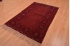 Khan Mohammadi Red Hand Knotted 45 X 61  Area Rug 100-109024 Thumb 4