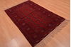 Khan Mohammadi Red Hand Knotted 45 X 61 Area Rug 100-109024 Thumb 5