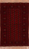 Khan Mohammadi Red Hand Knotted 45 X 61  Area Rug 100-109024 Thumb 0