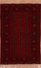Khan Mohammadi Red Hand Knotted 45 X 61 Area Rug 100-109024 Thumb 0