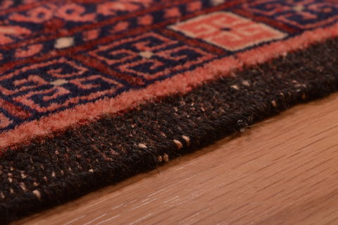 Khan Mohammadi Red Hand Knotted 51 X 83 Area Rug 100-109026 Image 11