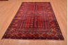 Khan Mohammadi Red Hand Knotted 51 X 83  Area Rug 100-109026 Thumb 4