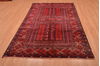Khan Mohammadi Red Hand Knotted 51 X 83 Area Rug 100-109026 Thumb 4