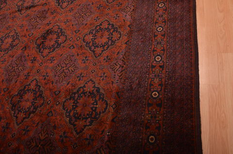 Baluch Brown Hand Knotted 910 X 161 Area Rug 100-109035 Image 12