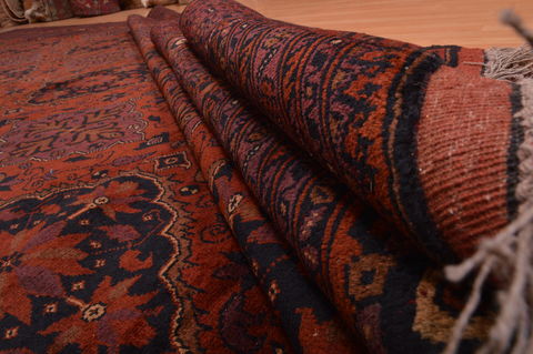 Baluch Brown Hand Knotted 910 X 161 Area Rug 100-109035 Image 13
