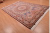 Tabriz Beige Hand Knotted 69 X 911  Area Rug 114-109044 Thumb 3