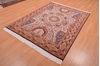 Tabriz Beige Hand Knotted 51 X 69  Area Rug 114-109045 Thumb 2