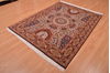 Tabriz Beige Hand Knotted 51 X 69  Area Rug 114-109045 Thumb 5
