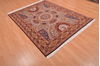 Tabriz Beige Hand Knotted 51 X 69  Area Rug 114-109045 Thumb 6