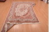 Tabriz Beige Hand Knotted 68 X 99  Area Rug 114-109047 Thumb 18