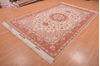 Tabriz Beige Hand Knotted 67 X 100  Area Rug 114-109048 Thumb 2