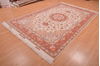 Tabriz Beige Hand Knotted 67 X 100 Area Rug 114-109048 Thumb 2