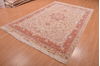Tabriz Beige Hand Knotted 68 X 102 Area Rug 114-109052 Thumb 17