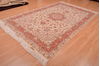 Tabriz Beige Hand Knotted 68 X 102  Area Rug 114-109052 Thumb 1