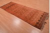 Khan Mohammadi Brown Runner Hand Knotted 33 X 90  Area Rug 100-109055 Thumb 3