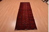 Khan Mohammadi Red Runner Hand Knotted 28 X 91  Area Rug 100-109056 Thumb 1