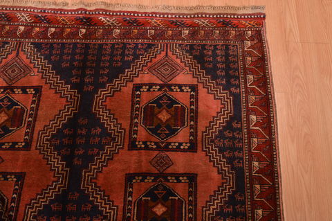 Khan Mohammadi Blue Hand Knotted 54 X 78 Area Rug 100-109057 Image 13