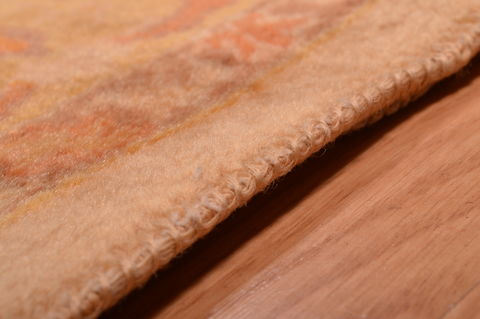 Tabriz Beige Hand Knotted 95 X 124 Area Rug 100-109064 Image 15