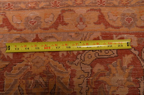 Tabriz Beige Hand Knotted 95 X 124 Area Rug 100-109064 Image 19