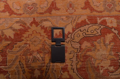 Tabriz Beige Hand Knotted 95 X 124 Area Rug 100-109064 Image 20