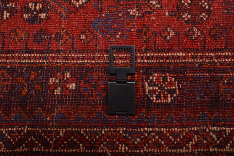 Qashqai Red Runner Hand Knotted 36 X 101 Area Rug 100-109069 Image 16