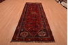 Qashqai Red Runner Hand Knotted 36 X 101  Area Rug 100-109069 Thumb 1