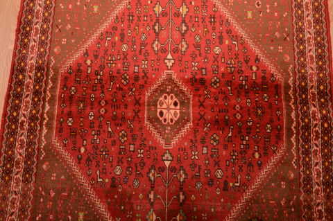 Abadeh Red Hand Knotted 35 X 52 Area Rug 100-109070 Image 10