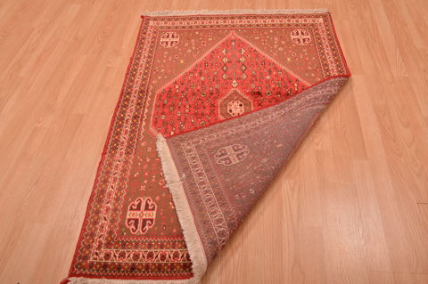 Abadeh Red Hand Knotted 35 X 52 Area Rug 100-109070 Image 14