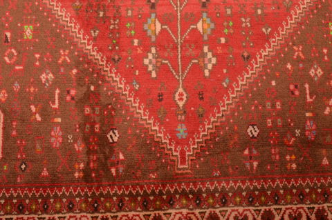 Abadeh Red Hand Knotted 35 X 52 Area Rug 100-109070 Image 8