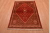Abadeh Red Hand Knotted 35 X 52 Area Rug 100-109070 Thumb 1