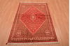 Abadeh Red Hand Knotted 35 X 52 Area Rug 100-109070 Thumb 4