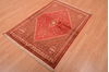 Abadeh Red Hand Knotted 35 X 52 Area Rug 100-109070 Thumb 5