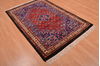 Abadeh Blue Hand Knotted 41 X 60  Area Rug 100-109072 Thumb 5