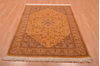 Pak-Persian Beige Hand Knotted 42 X 61  Area Rug 100-109073 Thumb 1