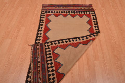 Kilim Beige Flat Woven 31 X 58 Area Rug 100-109074 Image 12