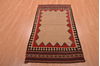 Kilim Beige Flat Woven 31 X 58  Area Rug 100-109074 Thumb 1