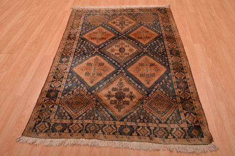 Shahre Babak Blue Hand Knotted 42 X 510 Area Rug 100-109076 Image 2