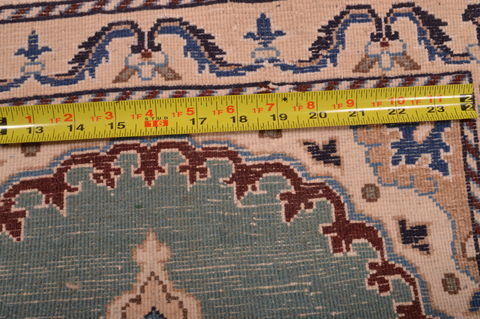 Nain Blue Square Hand Knotted 110 X 21 Area Rug 100-109082 Image 10