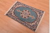Nain Blue Square Hand Knotted 110 X 21  Area Rug 100-109082 Thumb 3