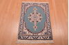 Nain Blue Square Hand Knotted 110 X 21  Area Rug 100-109082 Thumb 4