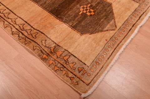 Gabbeh Beige Hand Knotted 44 X 52 Area Rug 100-109093 Image 16