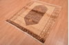 Gabbeh Beige Hand Knotted 44 X 52  Area Rug 100-109093 Thumb 11