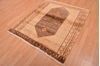 Gabbeh Beige Hand Knotted 44 X 52 Area Rug 100-109093 Thumb 11